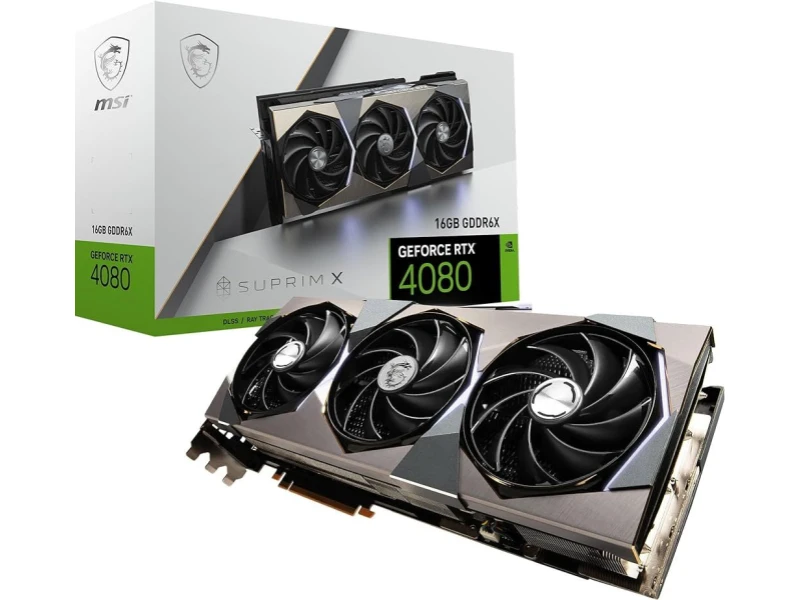 MSI GeForce RTX 4080 GAMING SUPRIM X HDMI 3XDP 16GB